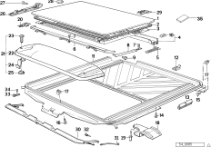 Подъемно-сдвижная крышка люка/Рама люка