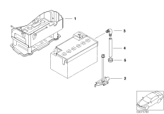 Крепление батареи и дополнит. элементы
