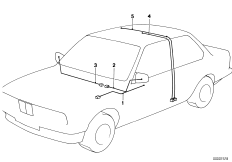 Провода зеркала/светильника освещ.салона
