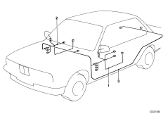 Провода электрическ.наружного зеркала