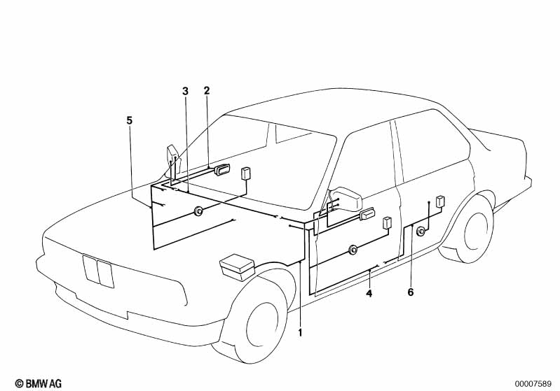Провода электрическ.наружного зеркала