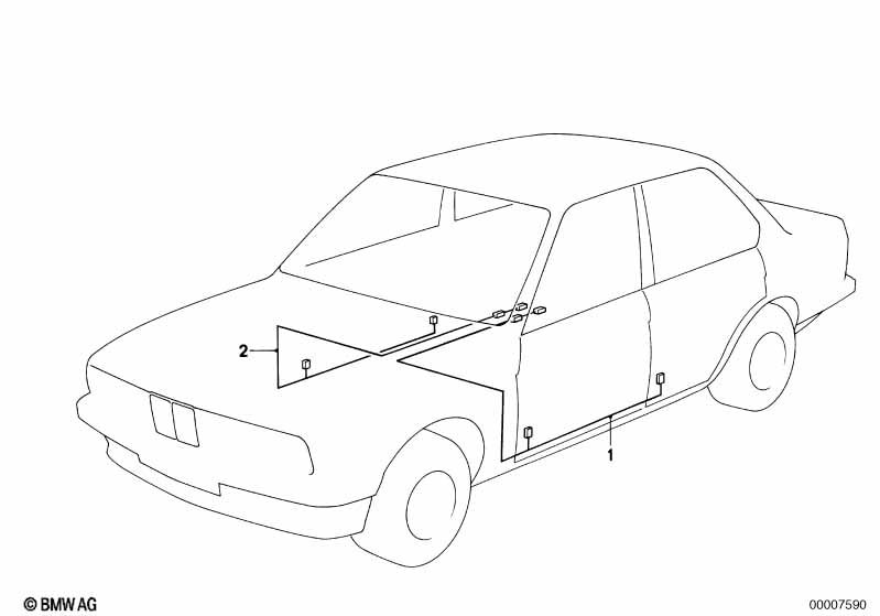 Жгуты проводов двери