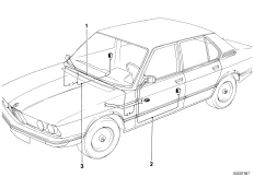 Провода электрическ.наружного зеркала