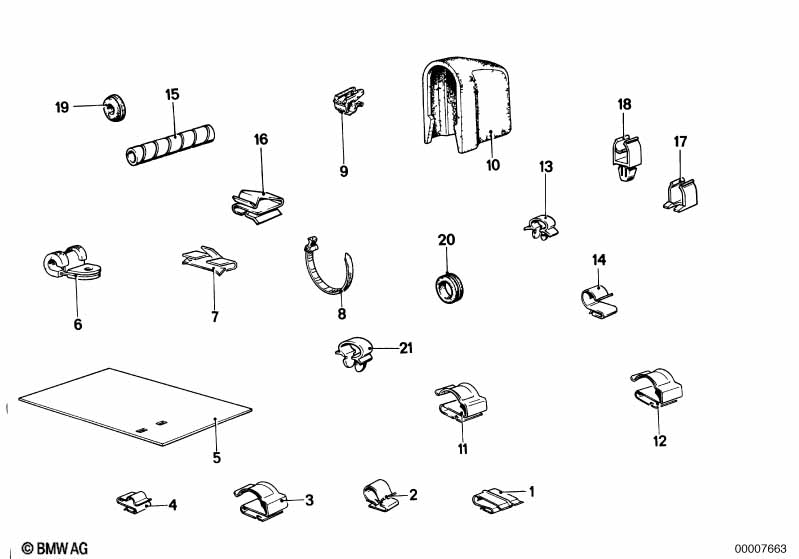 Кабельные зажимы/держатель проводов