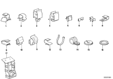 Кабельные зажимы/держатель проводов