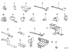 Кабельные зажимы/держатель проводов