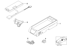 Детали SA 625 в центральной консоли
