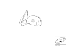 Дооснащение Наруж неослепляющим зеркалом