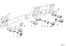 Панель приборов с выключателями