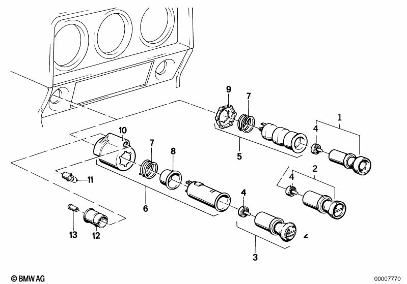 Выключатель прикуривателя