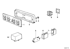 Комбинация выключ.электр.стеклоподъемн.