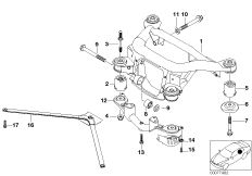 балка заднего моста