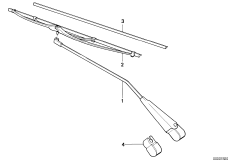 Рычаг стеклоочист./щетка стеклоочист.