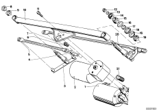 Детали стеклоочистителя