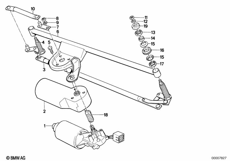 Детали стеклоочистителя
