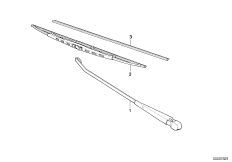Рычаг стеклоочист./щетка стеклоочист.