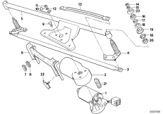 Детали стеклоочистителя