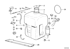 Детали стеклоомывателя