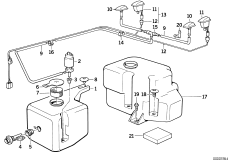Детали стеклоомывателя
