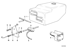 Детали системы омывателей фар