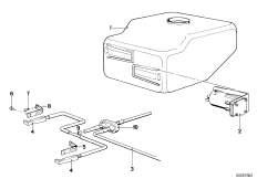 Детали системы омывателей фар