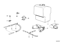 система омывателей фар