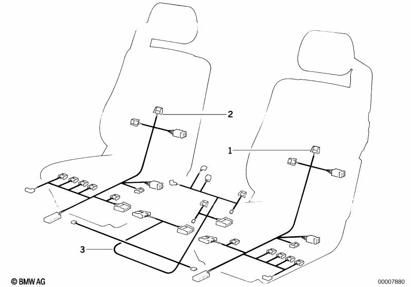 Провода cиденья