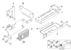 Детали SA 632 в багажнике