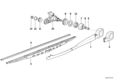 Детали очистителя заднего стекла