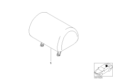 Сиденье Зд, подголовник Ср