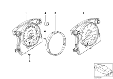 Спидометр/тахометр, панель приборов