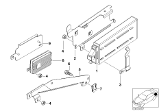 Детали SA 632 в багажнике