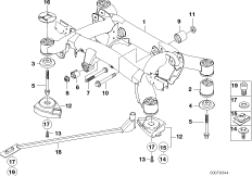балка заднего моста