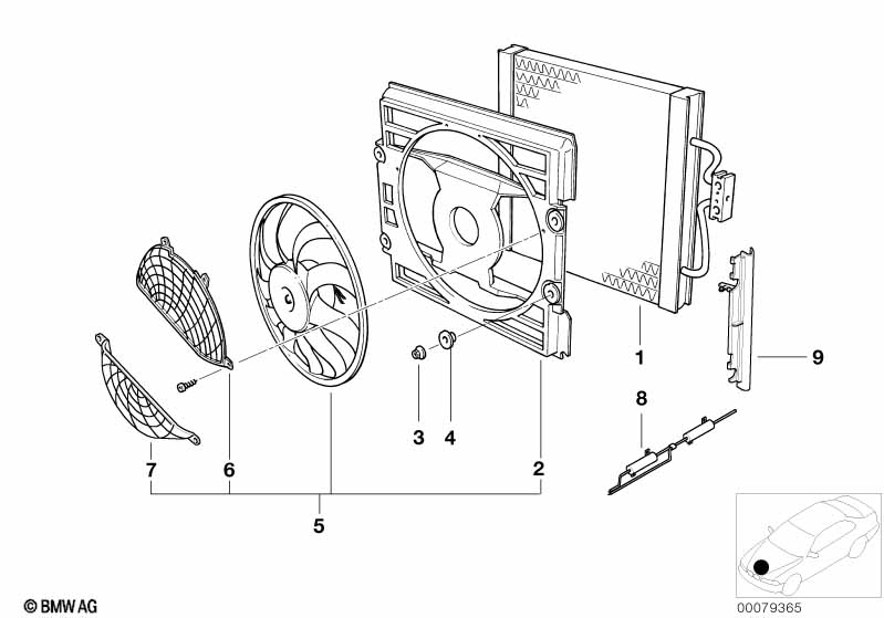 Конденсатор кондиц./дополнит.вентилятор
