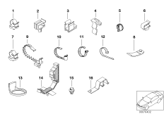 Различные держатели провода