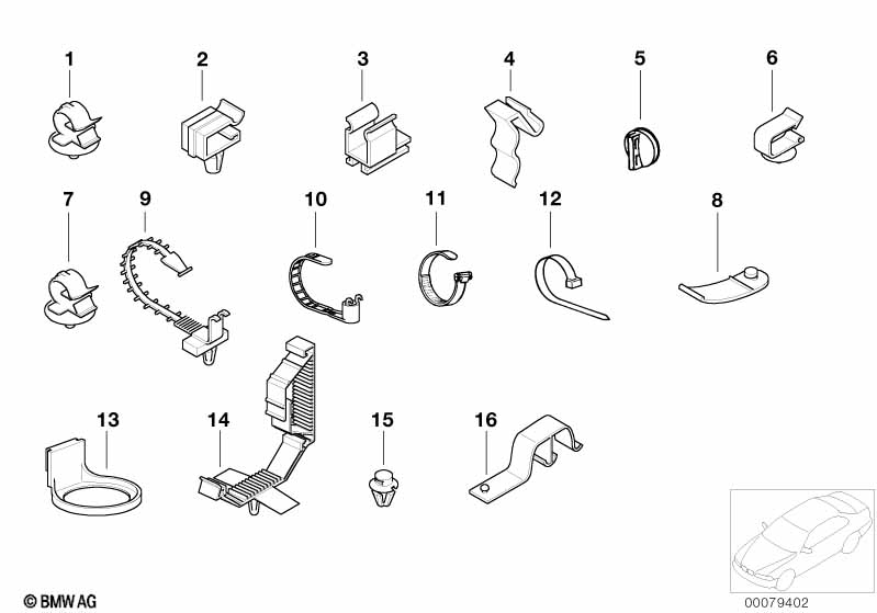 Различные держатели провода