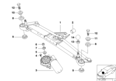 Детали стеклоочистителя