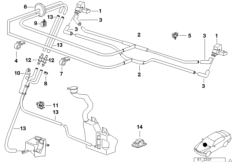 Детали сист.интенсивной очистки стекол