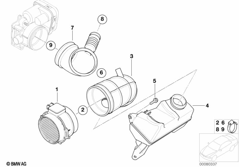 Термоанемометрический расходомер воздуха