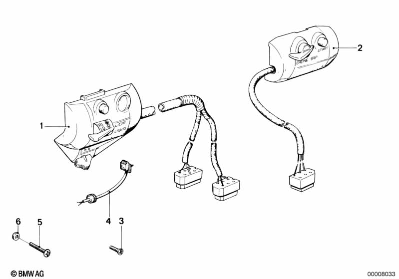 Комбинированный выключатель на руле