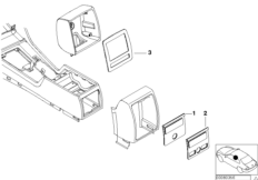 Инд.отдел.дерев.накл.консоли зад.ч.сал.