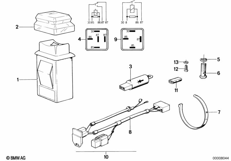 Комплект дооснащ.авар.свет.сигнализации