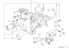 Корпус блока ГРМ