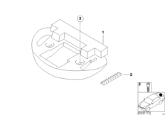 Вставка для аварийного комплекта