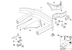 Дополнит.элементы пола багажника