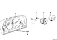 Тахометр/часы