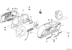 Детали комбинации приборов