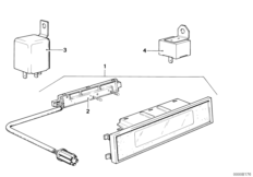 Контрольная лампа ремней безопасности