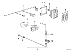 Цифровые часы с индикат.темп.наруж.возд.