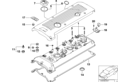 Крышка головки блока цилиндров